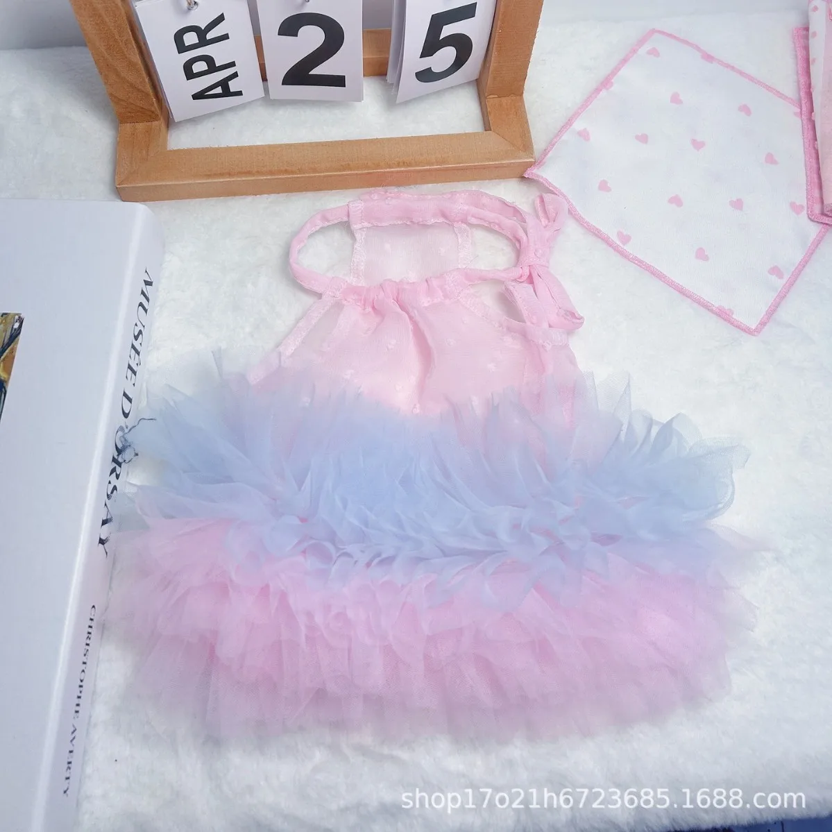 Vestido princesa de malla esponjosa transpirable para perros - imagen 4