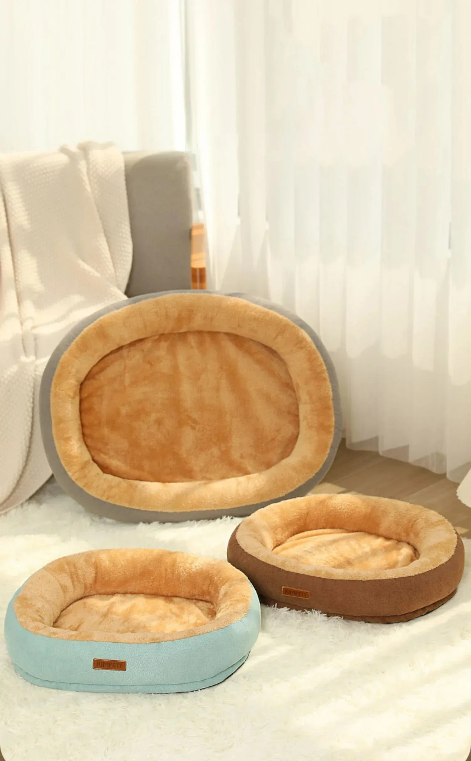 Interior esponjoso de la cama térmica