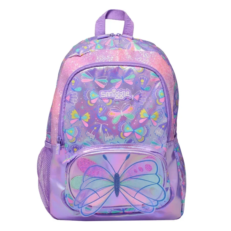 Vista lateral mochila escolar Smiggle
