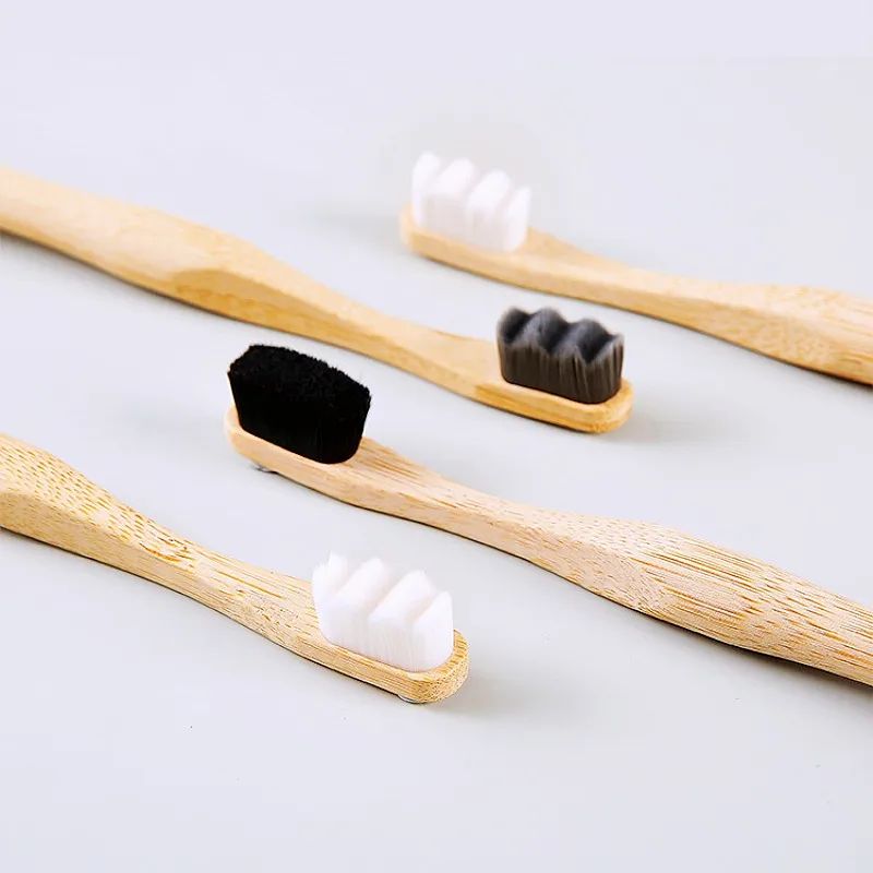 Cepillo dental para perros de cerdas suaves y mango de bambú - imagen 5