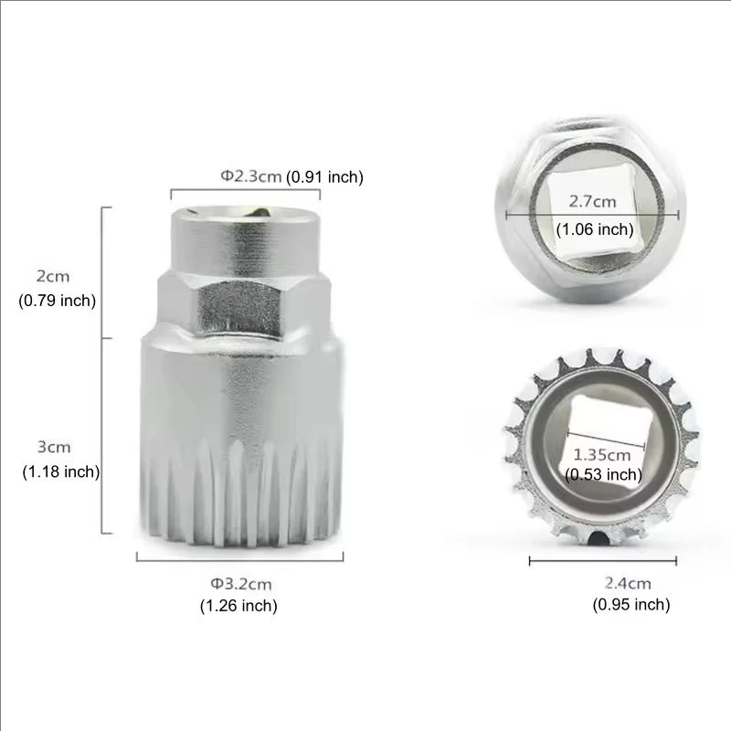 Extractor de pedalier para bicicleta de montaña, llave de dientes - imagen 4