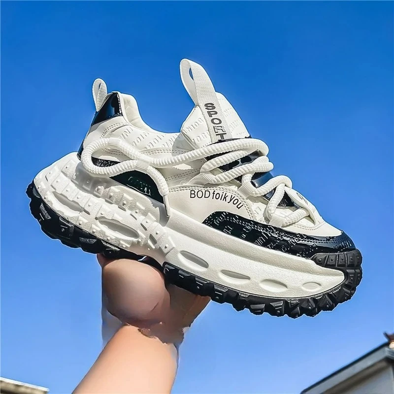 Zapatillas deportivas de hombre con suela gruesa cómoda - imagen 5