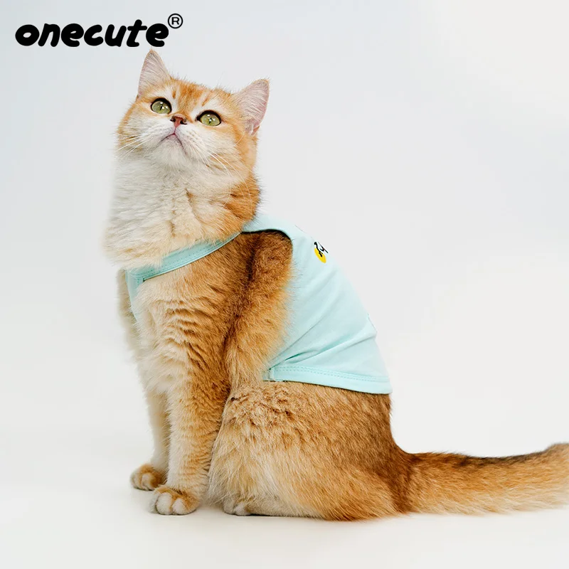 Pijama transpirable de verano suave para perros y gatos pequeños - imagen 4