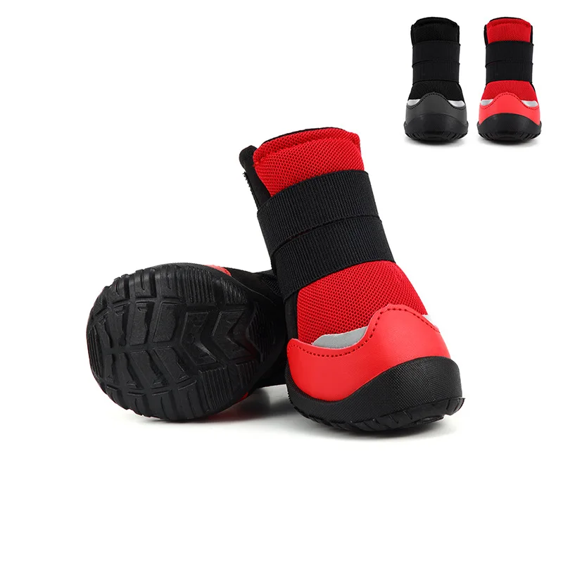 Botas reflectantes antideslizantes y transpirables para perros