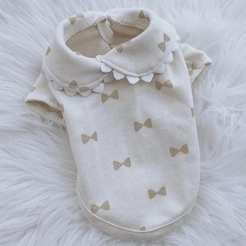Camiseta beige para cachorro