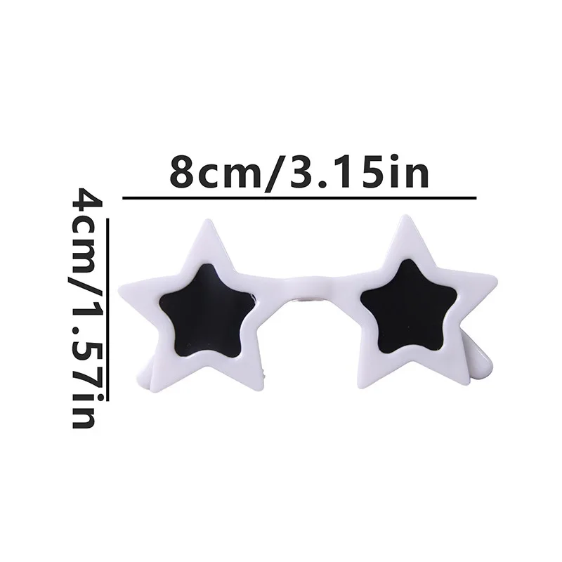 Gafas de sol antideslizantes con forma de estrella para gatos y perros
