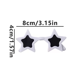 Gafas de sol antideslizantes con forma de estrella para gatos y perros