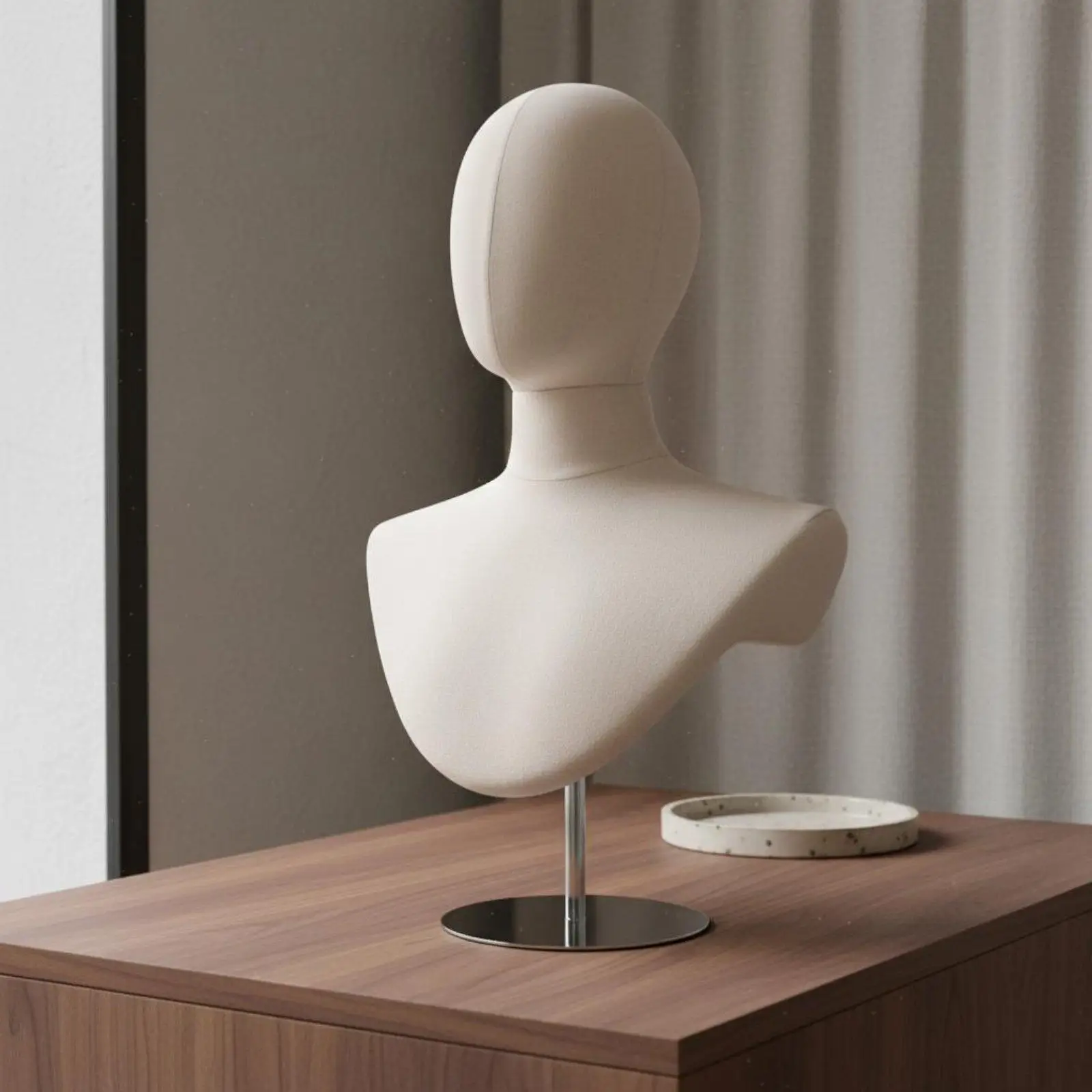 Maniquí busto realista para exhibir collares y accesorios de perro y gato en tienda - imagen 5