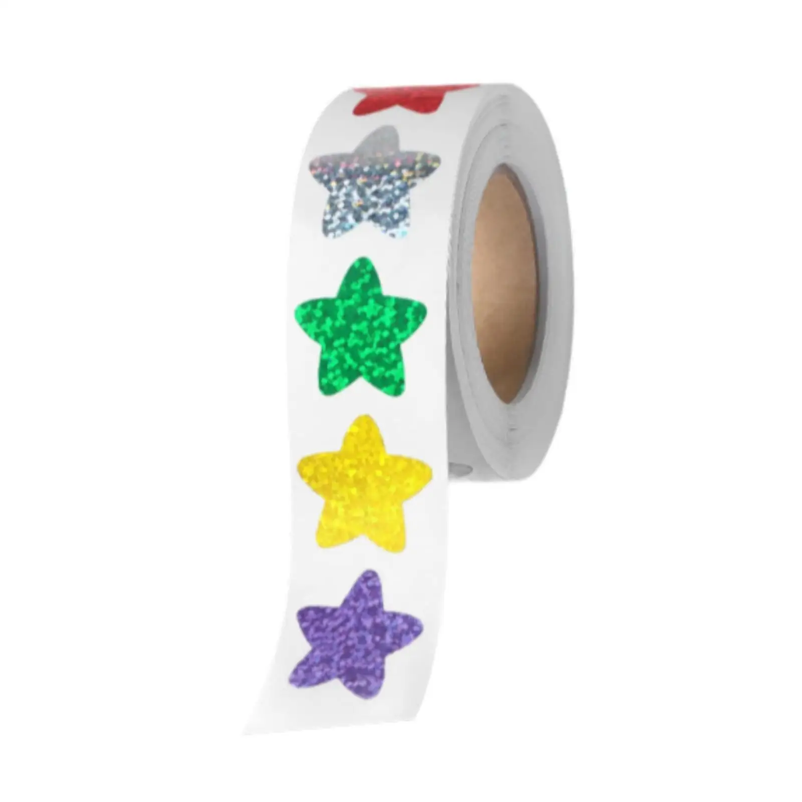 Pegatinas Estrella Brillantes en Rollo – Adhesivas para Recompensas Escolares - imagen 4