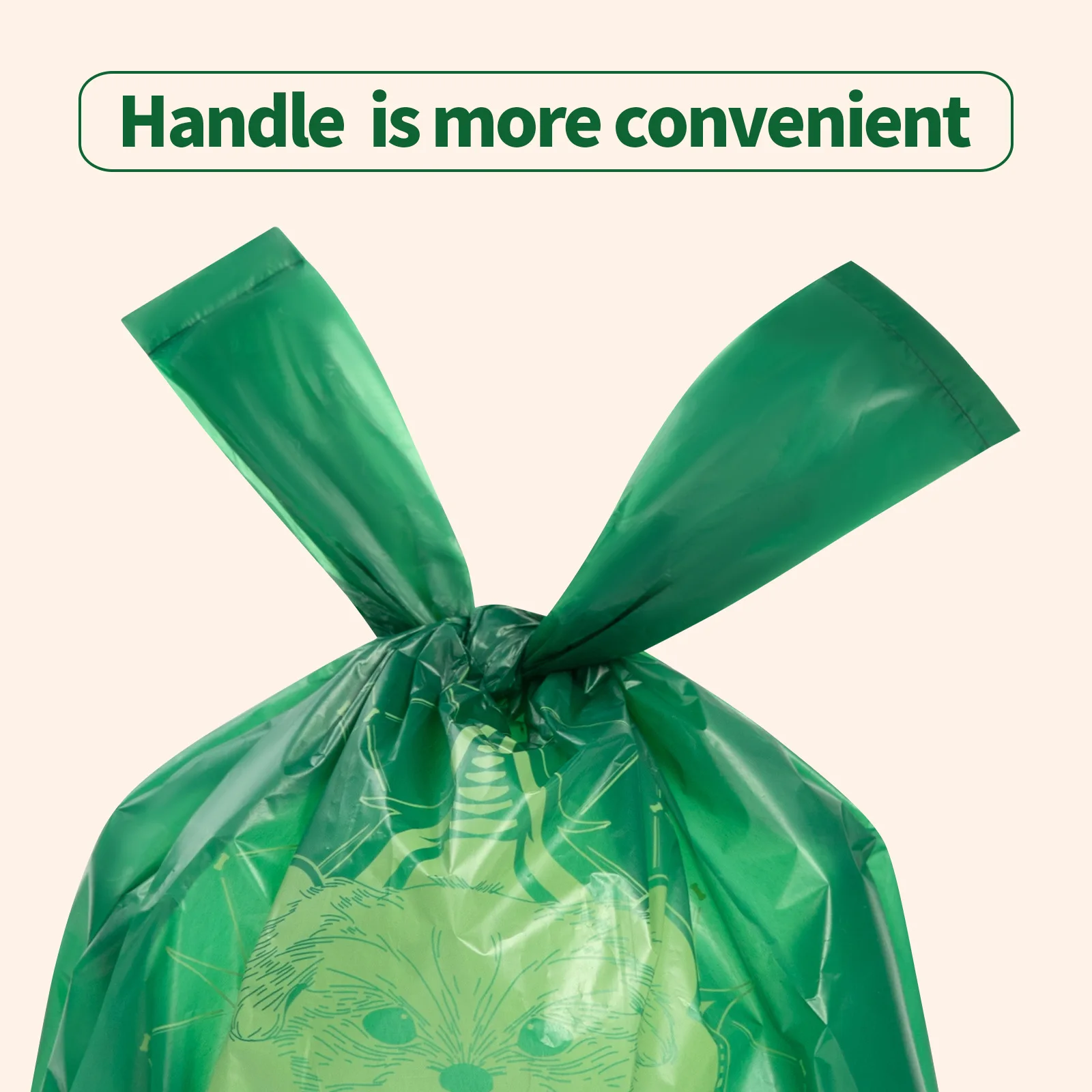 Bolsas biodegradables para excremento de perros y gatos, con asa - imagen 3