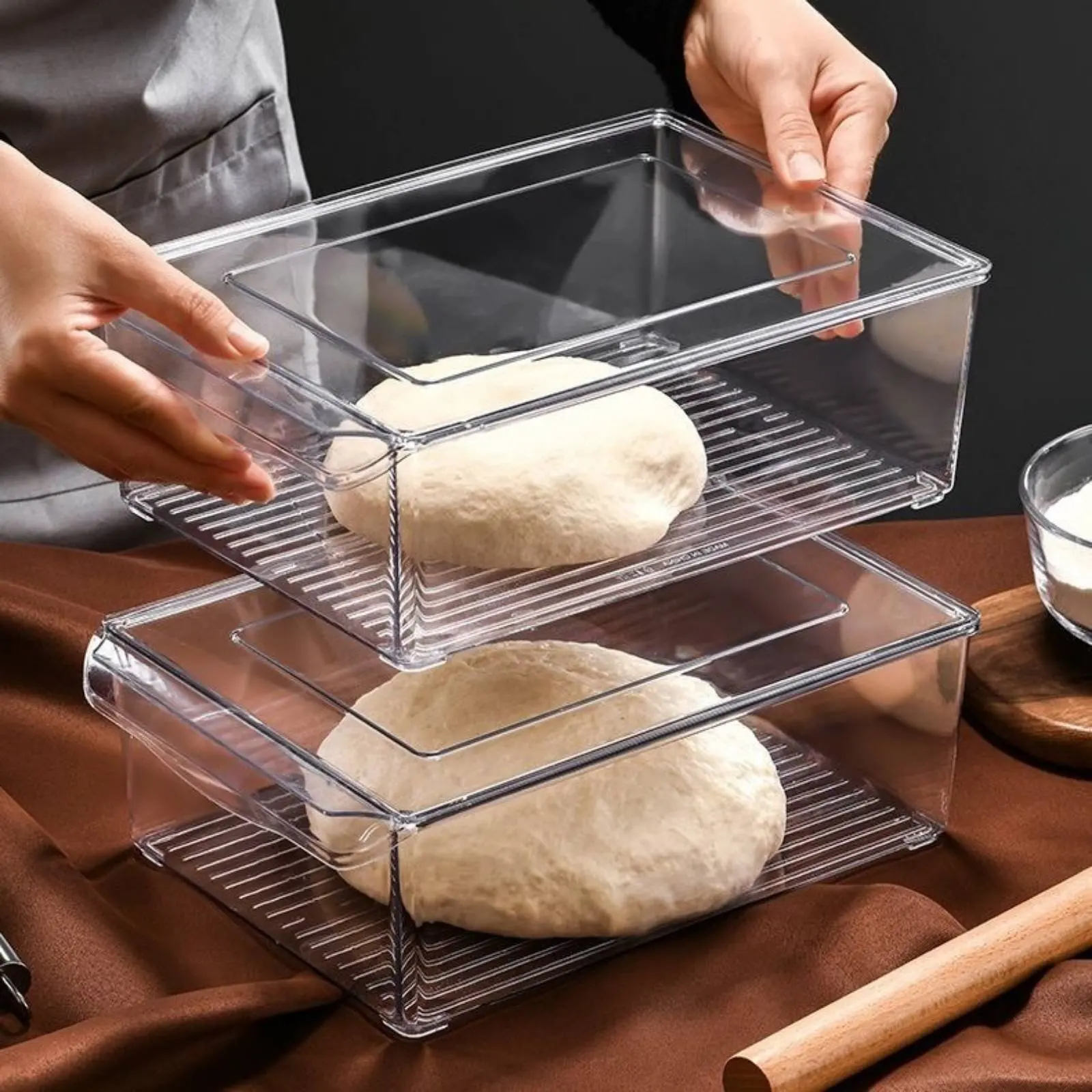Caja de fermentación de pan de gran capacidad, fácil de limpiar - imagen 3