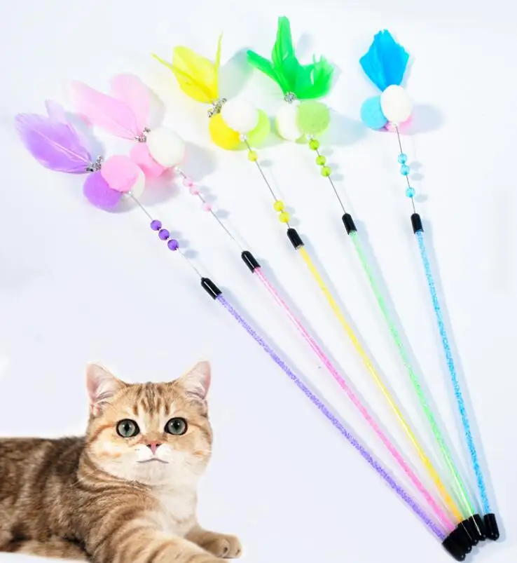 Bola de lana con campana para gatos