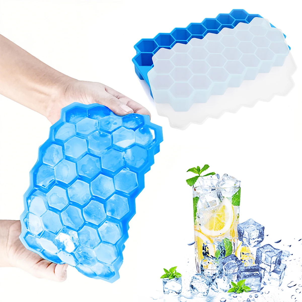 Bandeja cubitos de hielo para gatos y perros – molde flexible - imagen 5