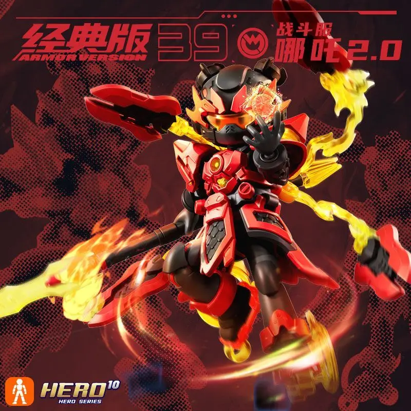 Blokees Nezha y Li Jing – Kit articulado coleccionable para armar