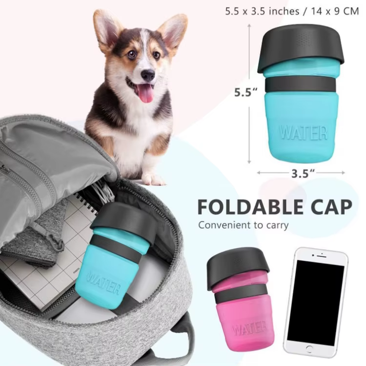Botella de agua portátil para perros y gatos en exteriores - imagen 2