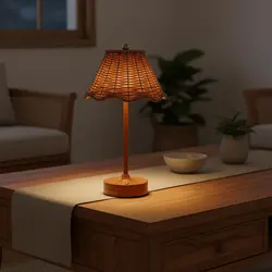 Lámpara de mesa boho con luz cálida regulable para gatos y perros