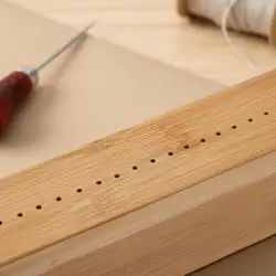 Perforadora papel con guía para encuadernación DIY