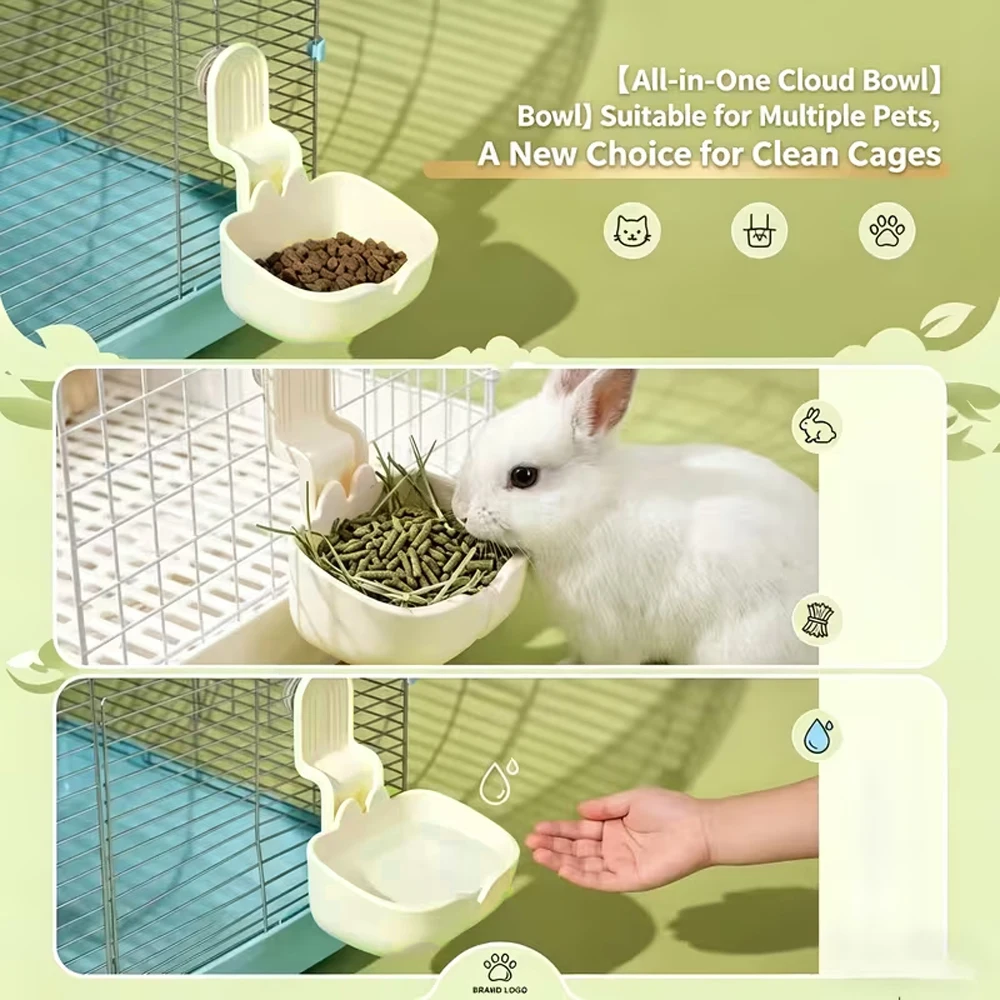 Comedero colgante para conejos, cobayas y chinchillas – Pequeñas mascotas - imagen 2