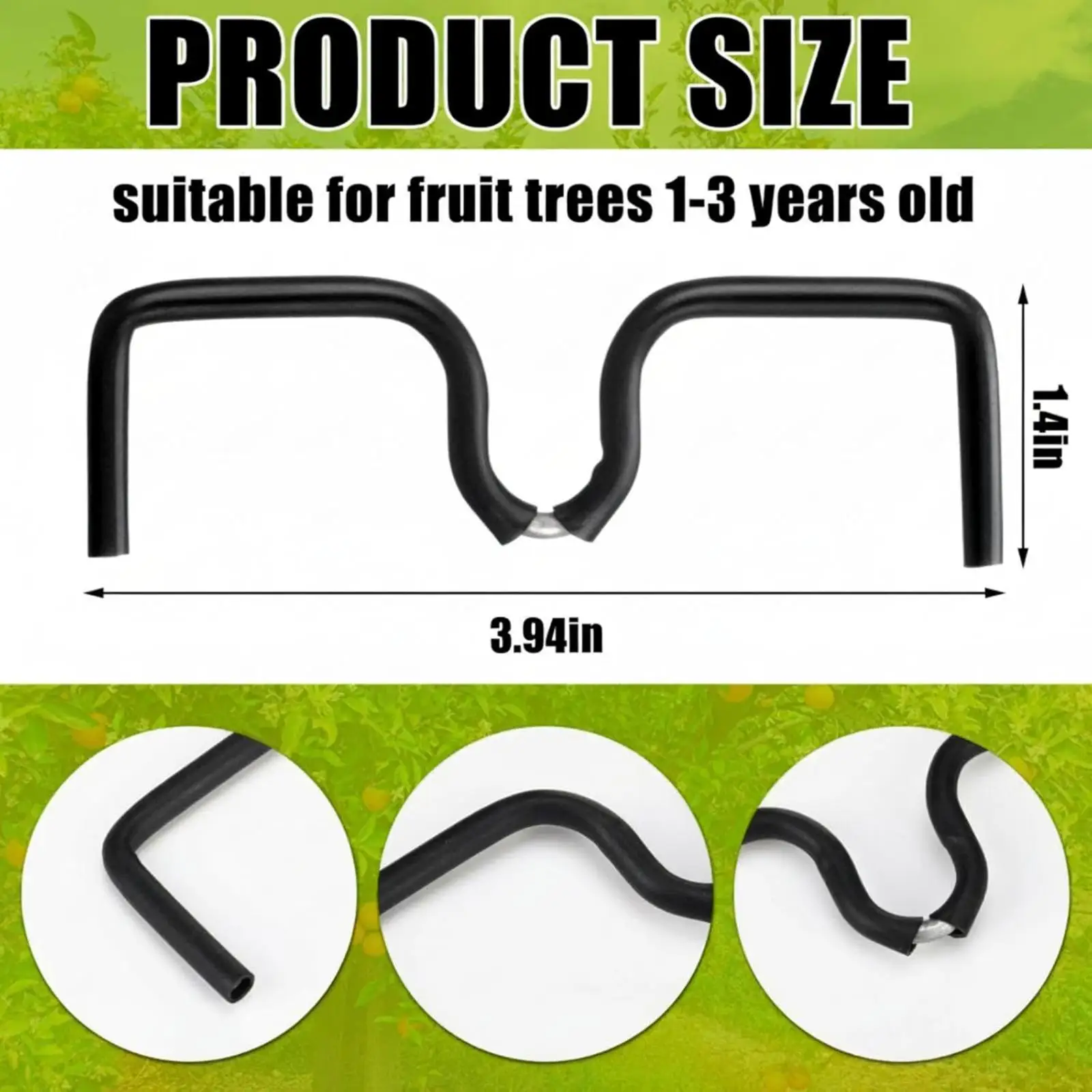 Fruit Tree Branch Bending Tools Soft Hose Non Damaging Garden Spreader for Fruit Tree Outside Use