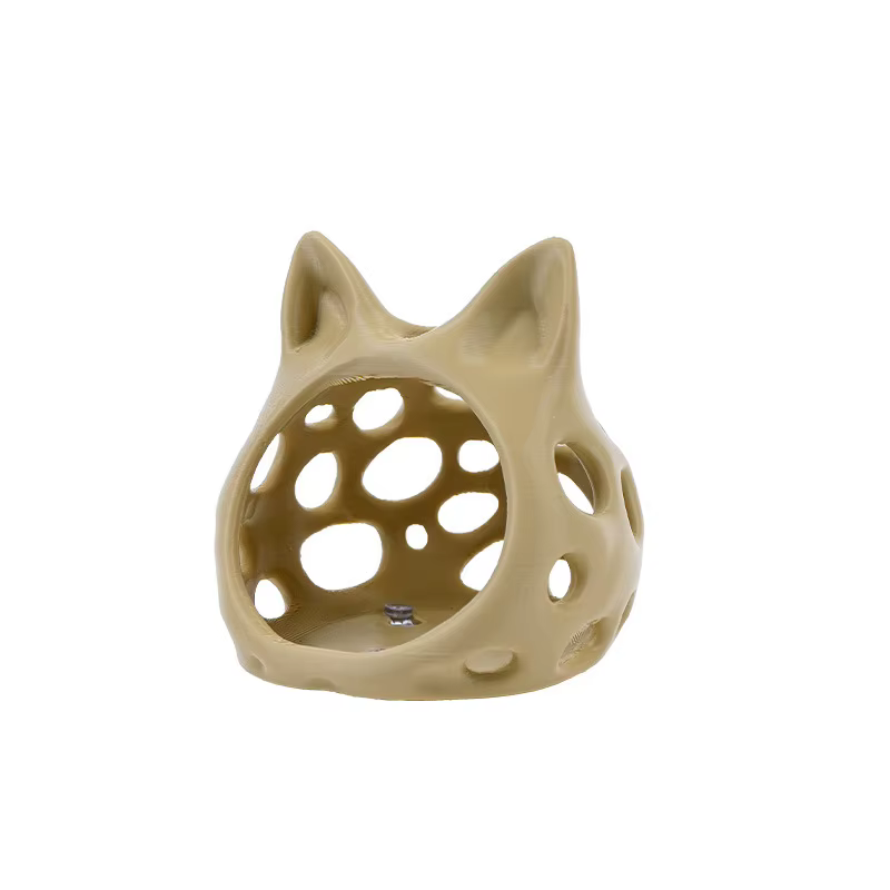 Cueva forma gato 3D para peces y camarones – Acuario y pecera - imagen 3