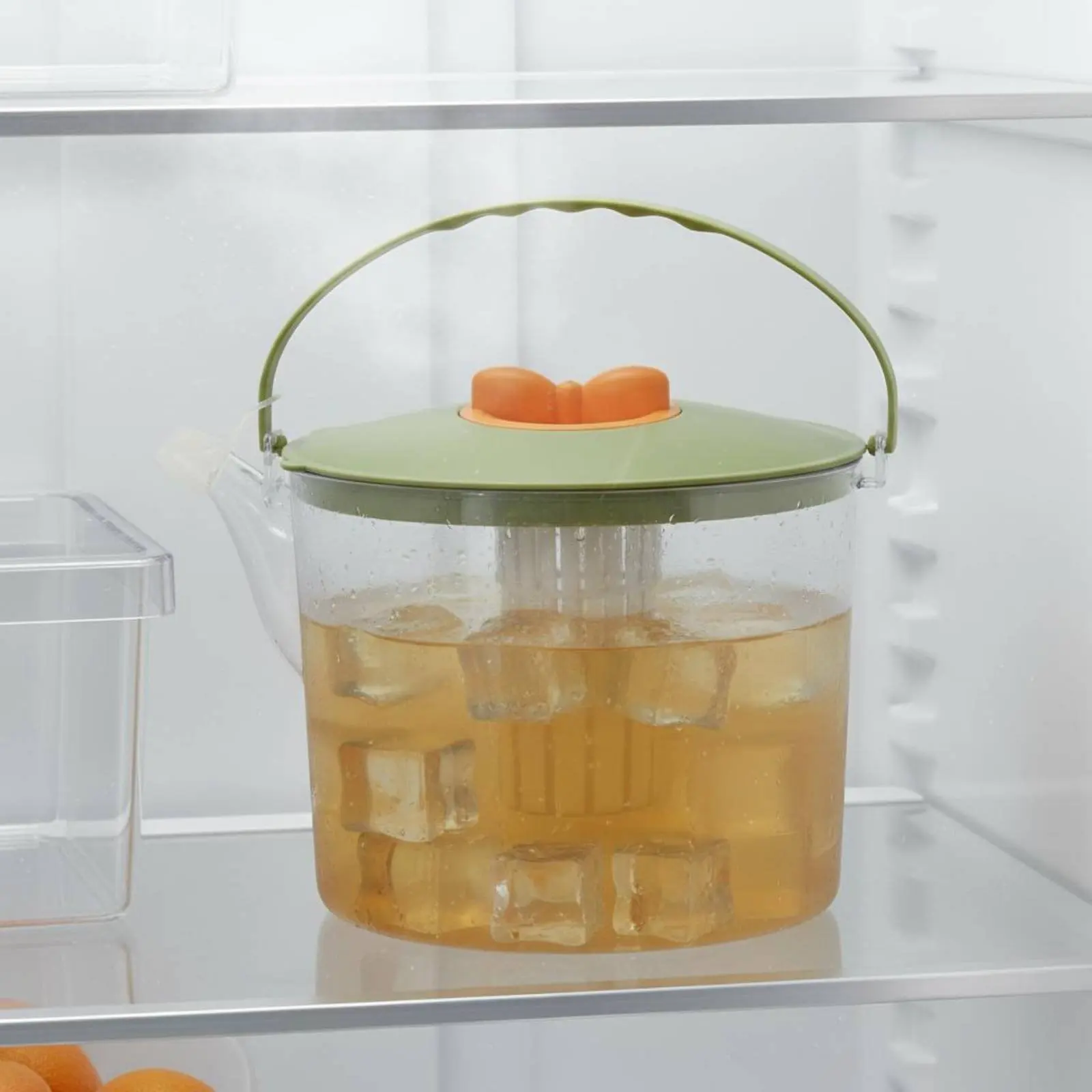 Jarra para té helado con infusor y asa, apta nevera - imagen 3