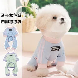 Ropa fresca y transpirable para perros: mono con protección solar