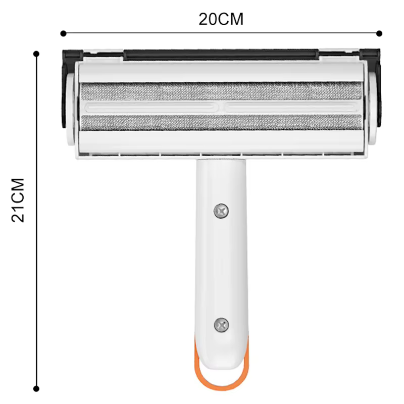 Rodillo en acción sobre manta