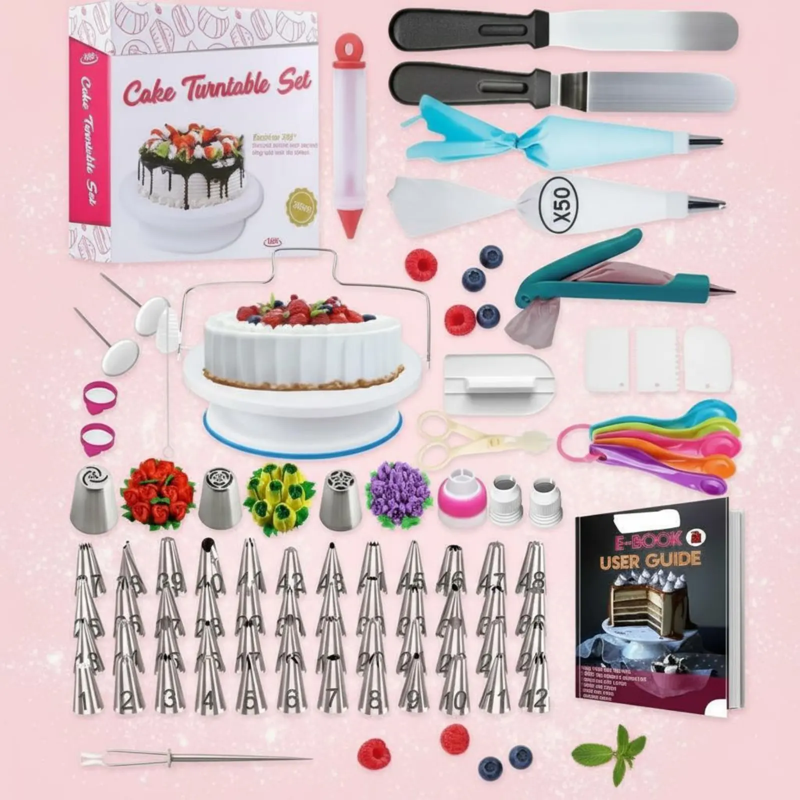 Kit decoración para premios de gato y perro – espátulas y boquillas - imagen 2