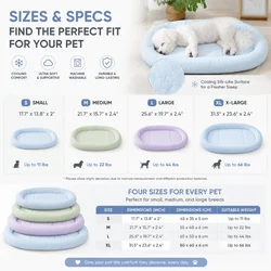 Cama refrescante seda helada para perros y gatos – Verano transpirable