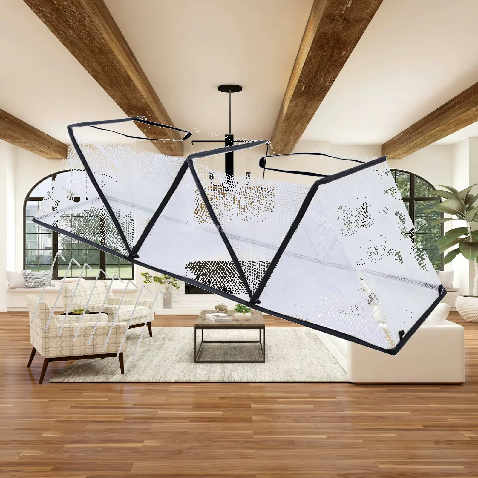 Cubierta plegable protectora para plantas – Invernadero portátil jardín - imagen 5