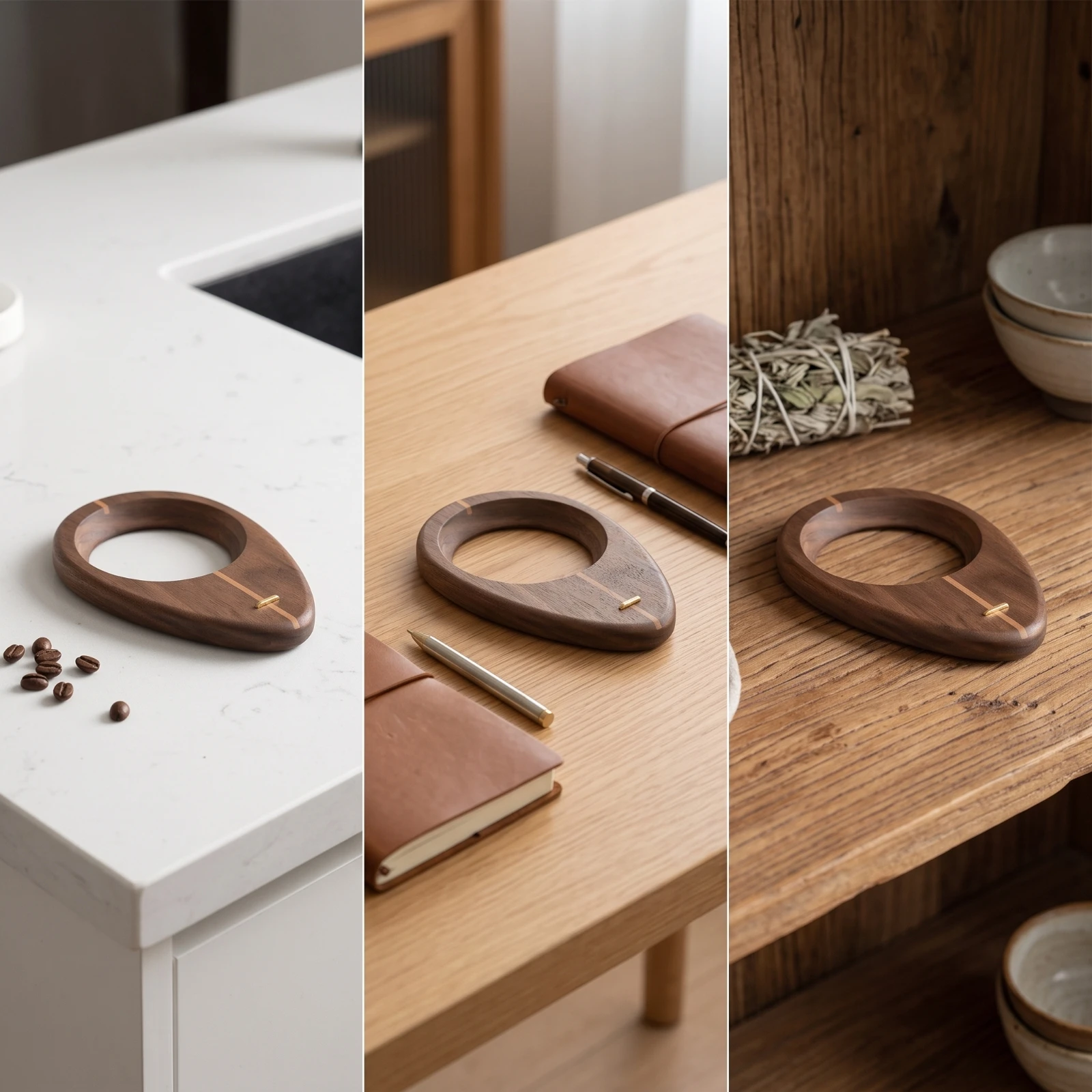 Soporte de Madera para Cafetera – Minimalista y Ahorro de Espacio - imagen 2