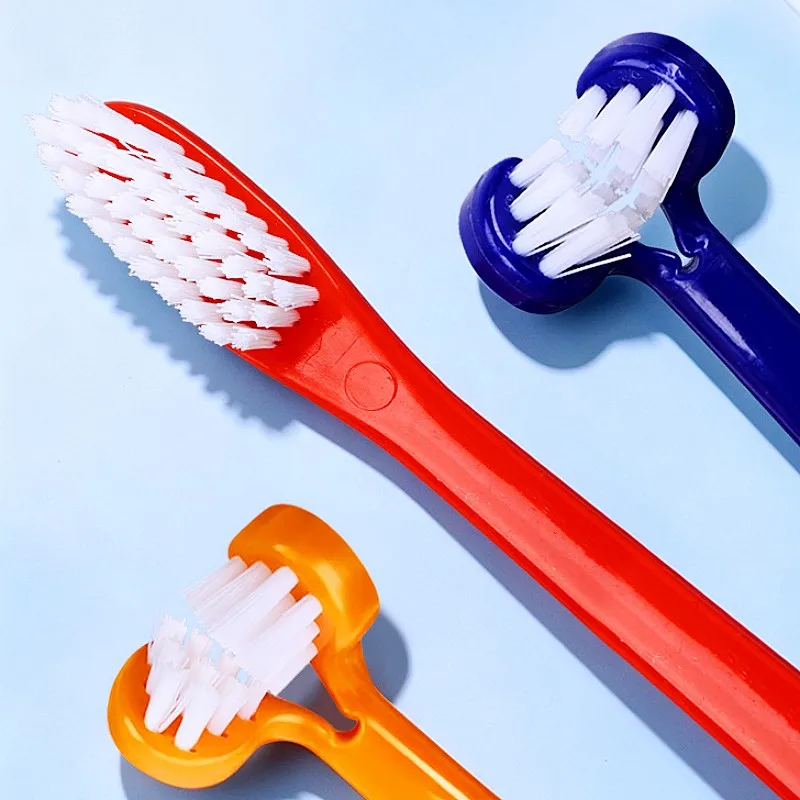 Cepillo de dientes doble para perros y gatos: limpieza bucal - imagen 4