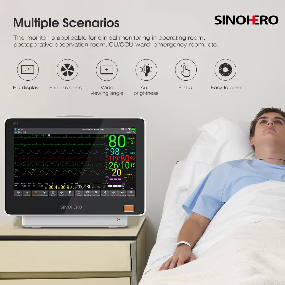 Monitor de signos vitales multiparámetros para gatos y perros