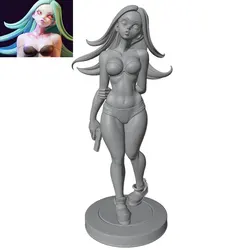 Figura Resina GK 1/24 Impresa en 3D – Miniatura DIY sin ensamblar ni pintar