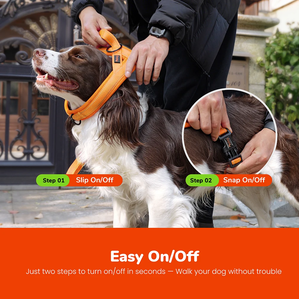 Arnés anti-tirones chaleco para perro – Transpirable, acolchado y reflectante - imagen 5