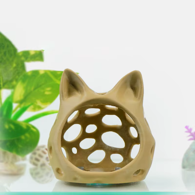 Cueva forma gato 3D para peces y camarones – Acuario y pecera - imagen 2