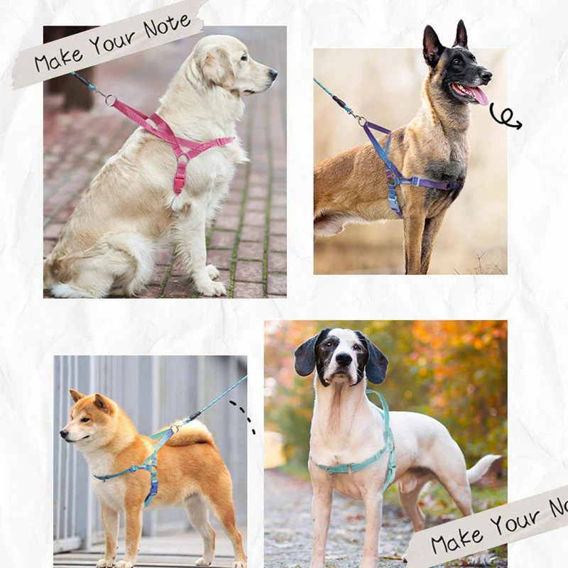 Arnés antirones para perro reflectante y antiestrangulamiento - imagen 3