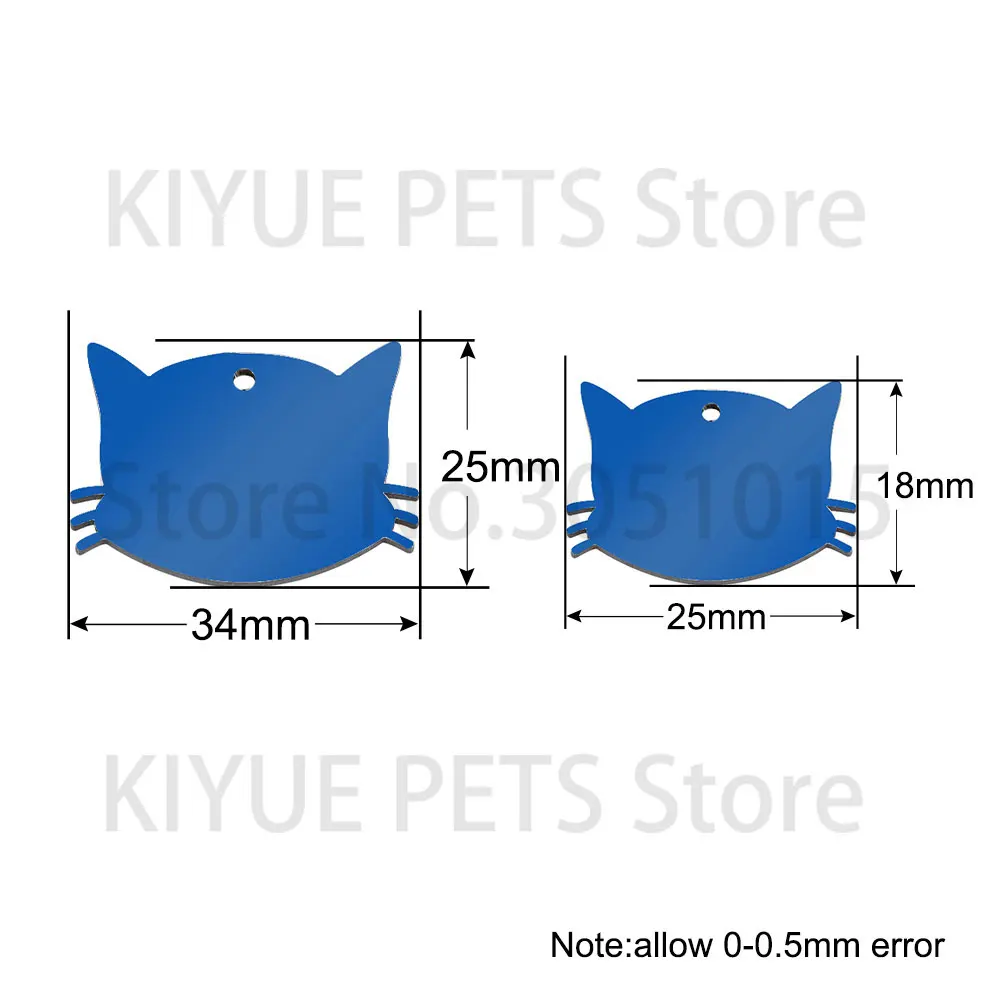 Colgante identificativo espejo gato personalizable perros y gatos - imagen 5