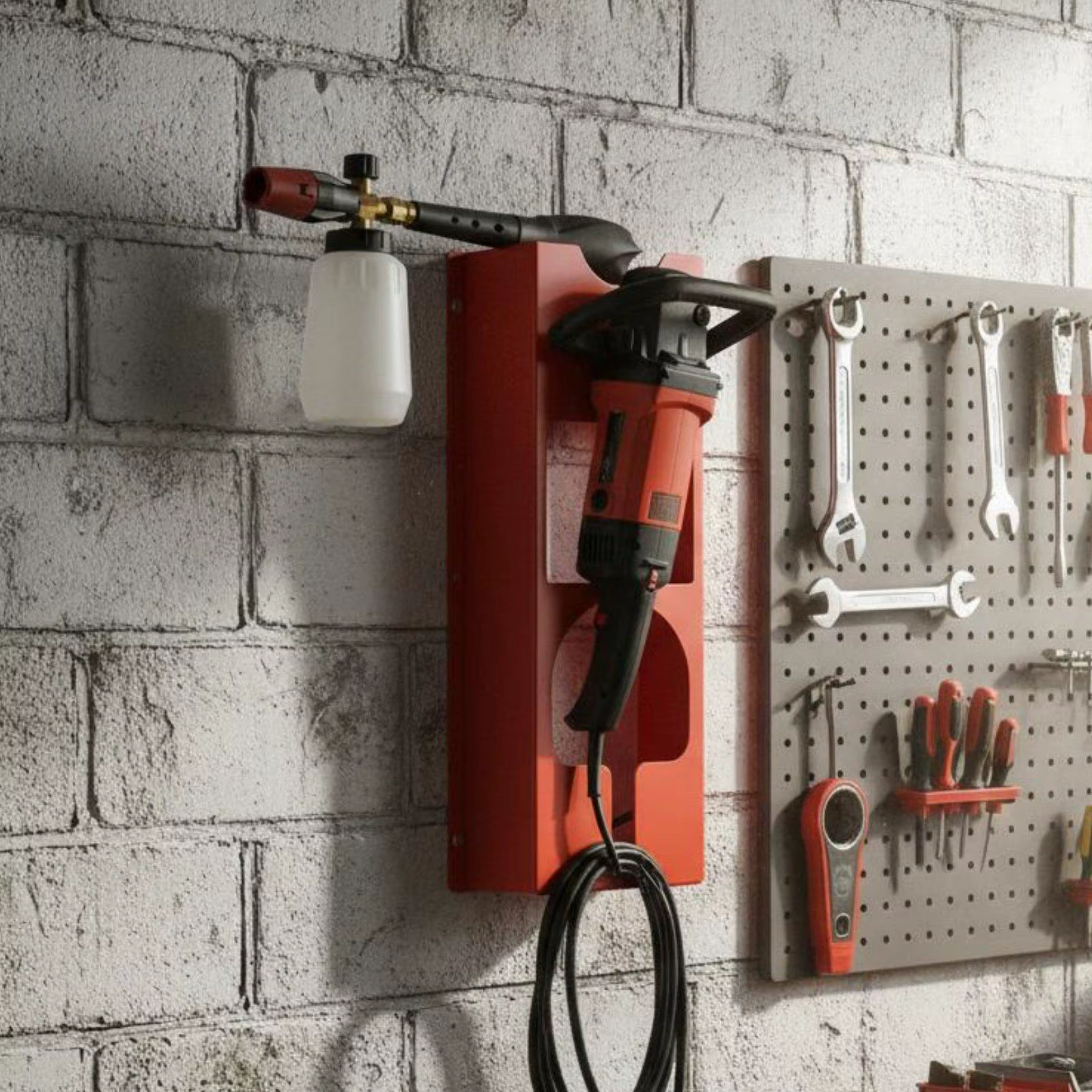 Soporte de Pared para Pulidora de ABS – Organizador de Herramientas - imagen 5