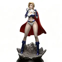 Kit figura resina 1/24 75mm – Muñeca GK sin montar para pintar