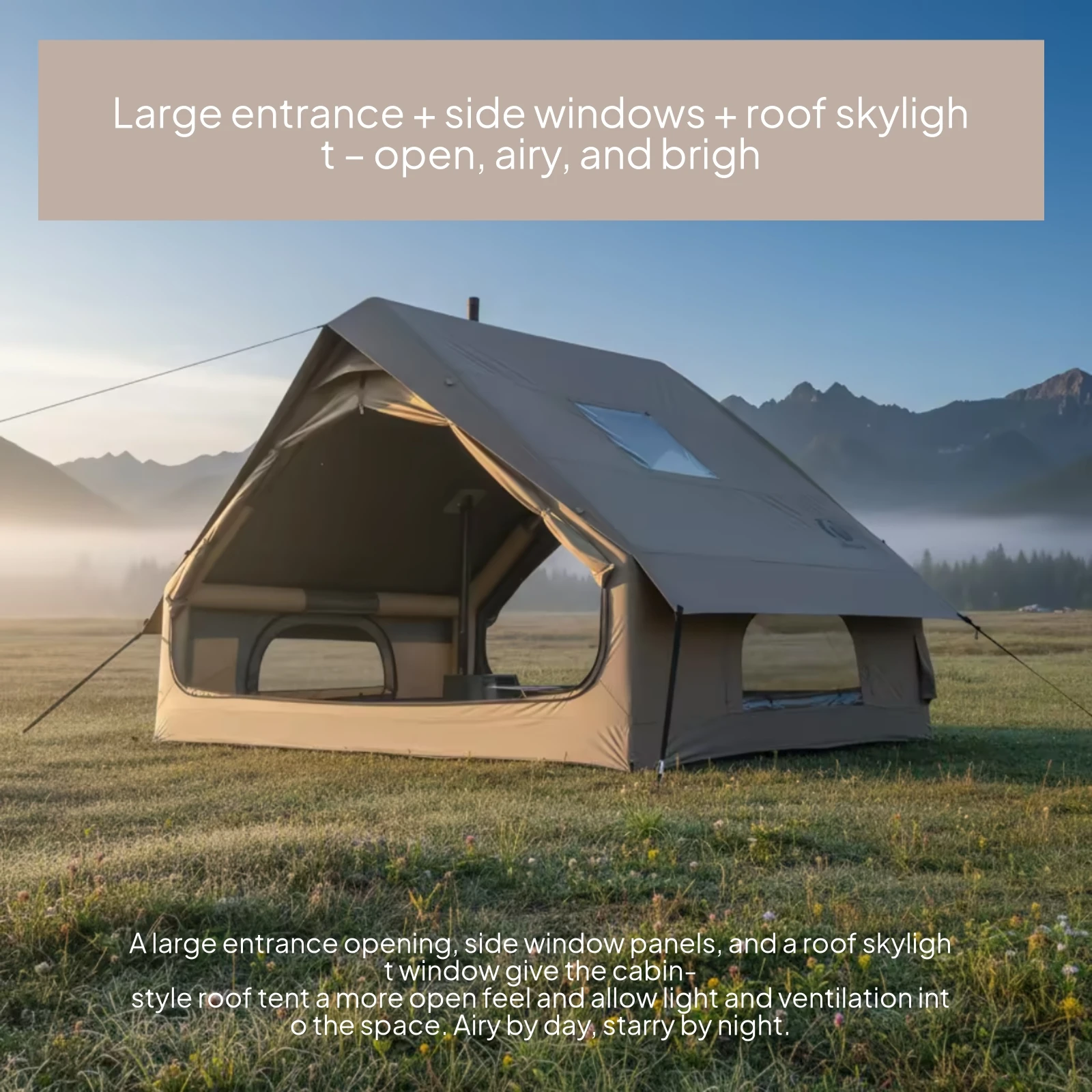 Carpa inflable impermeable tipo cabaña exterior para gatos y perros - imagen 4