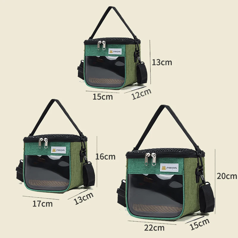 Mochila transpirable para gatitos y mascotas pequeñas con ventana - imagen 3