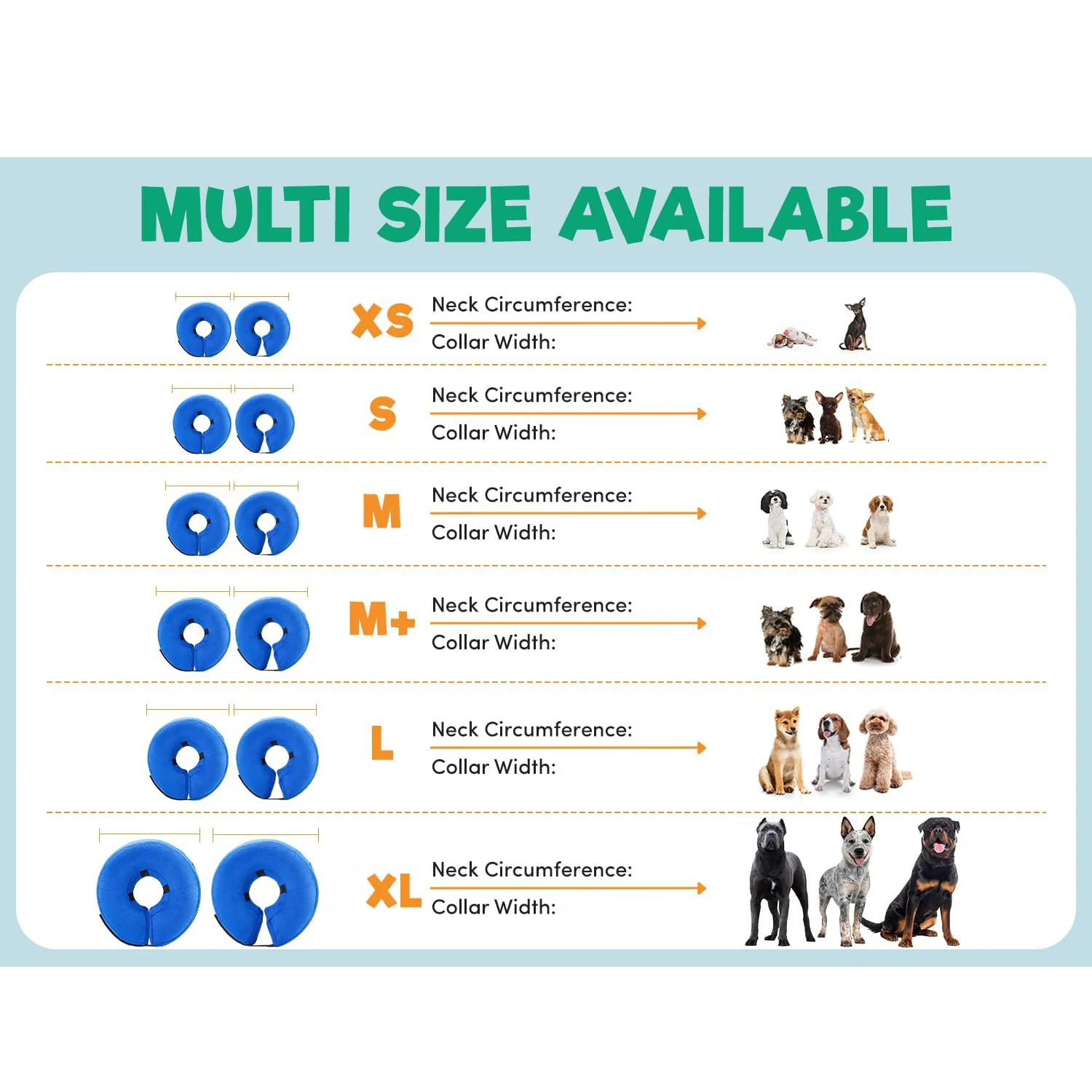 Collar inflable para perros – Protector postoperatorio suave - imagen 2