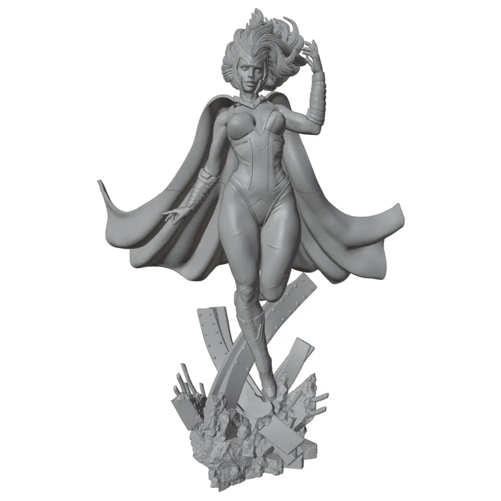 Figura resina 1/24 sin ensamblar – Modelo 3D para pintar y montar - imagen 3