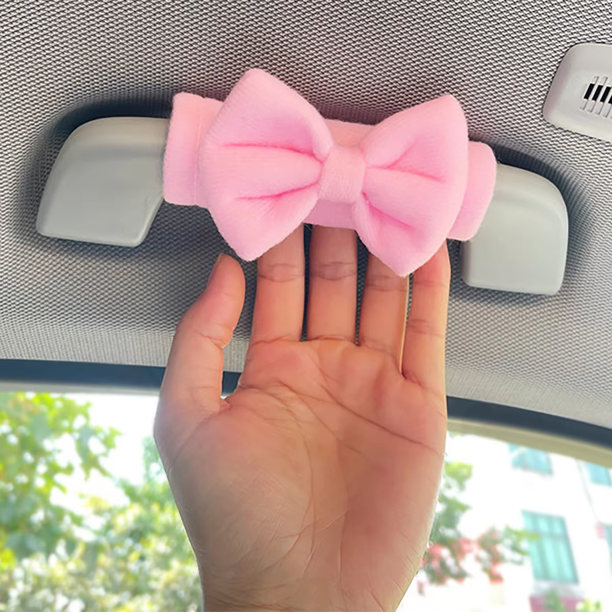 Fundas manijas de coche con lazo, gamuza suave antiarañazos - imagen 3