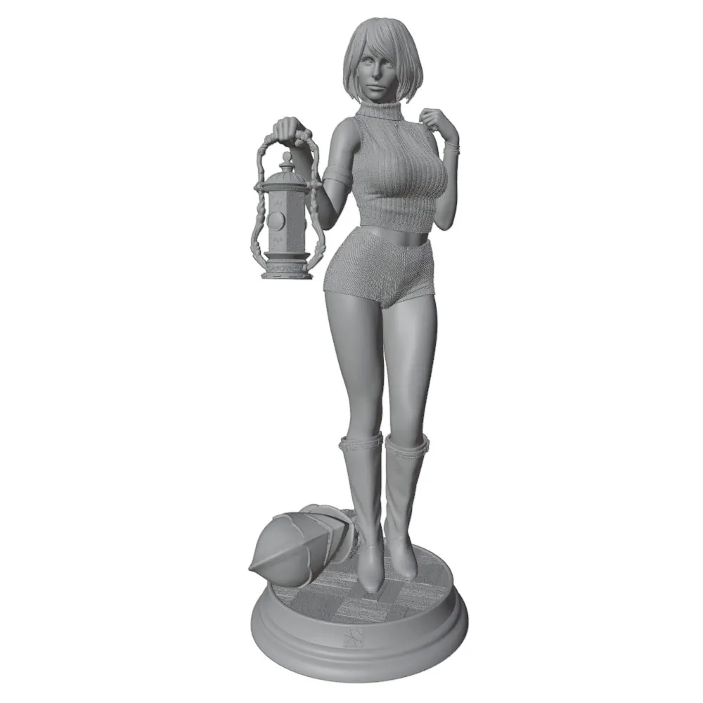 Figura resinada 1/24 para pintar – Miniatura GK de 75mm DIY sin montar - imagen 2