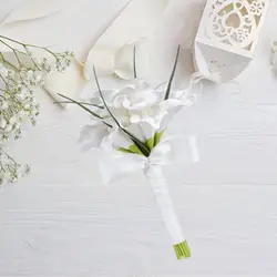 Ramo de novia artificial lirio de cala para boda y San Valentín