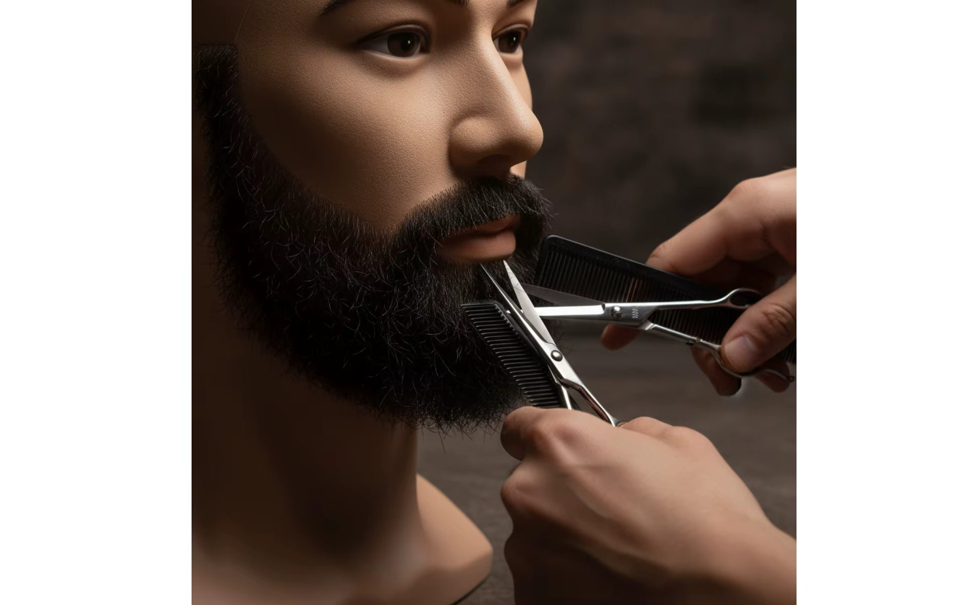 Maniquí masculino profesional con base estable