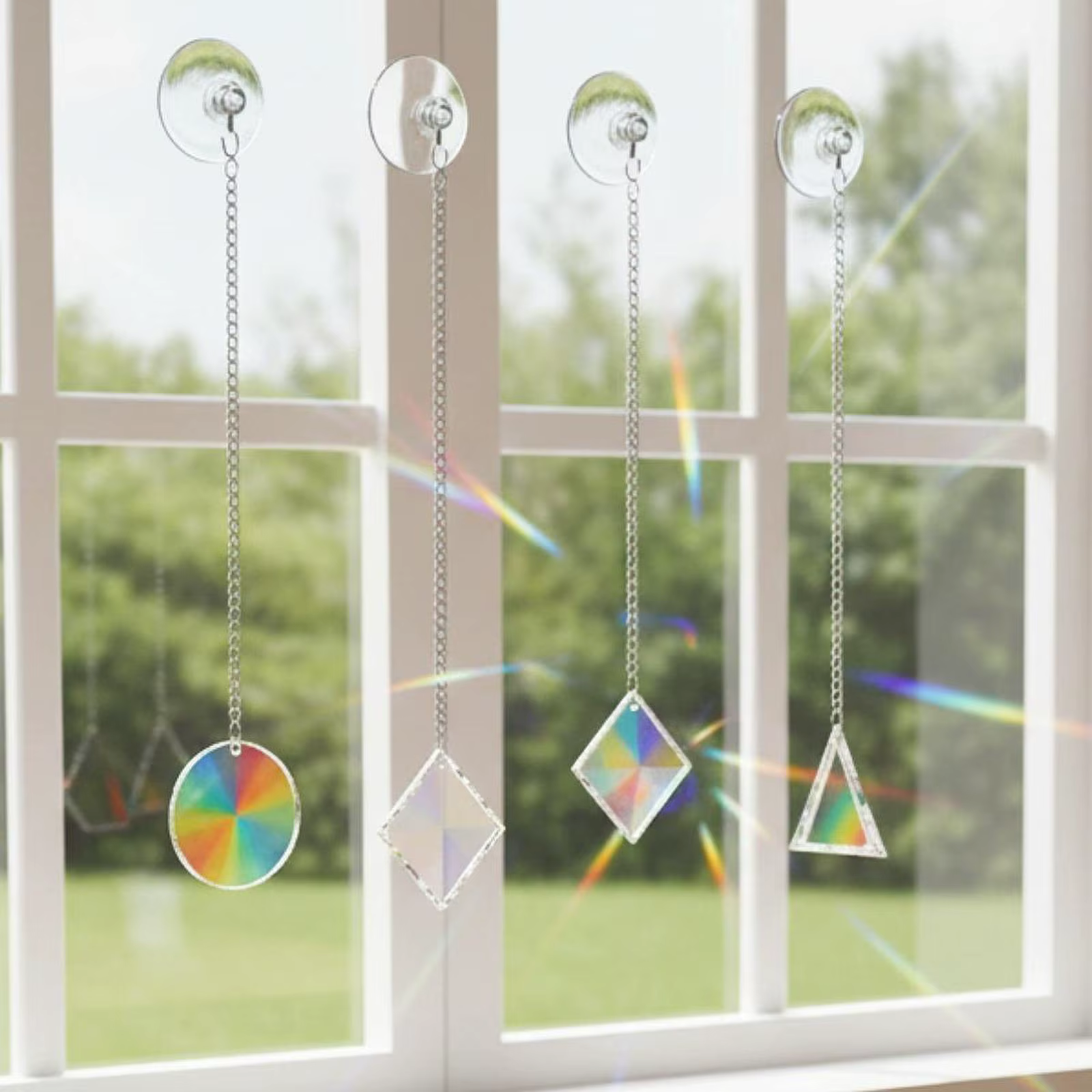 Cadena con ventosas para colgar en ventanas de vidrio, gato y perro - imagen 3