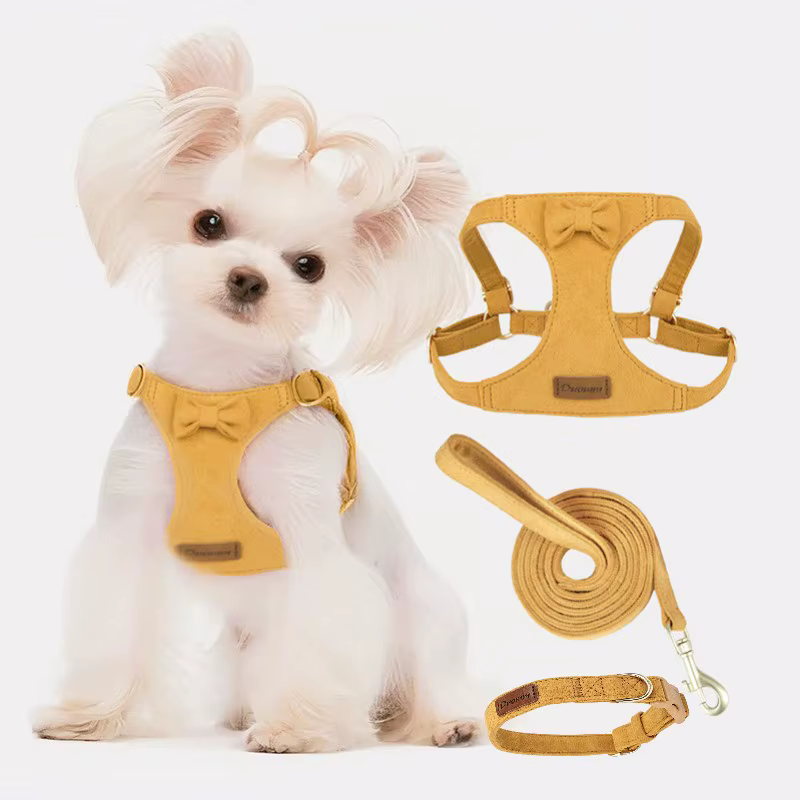Arnés de gamuza con lazo ajustable para perro – Exterior y entrenamiento - imagen 3